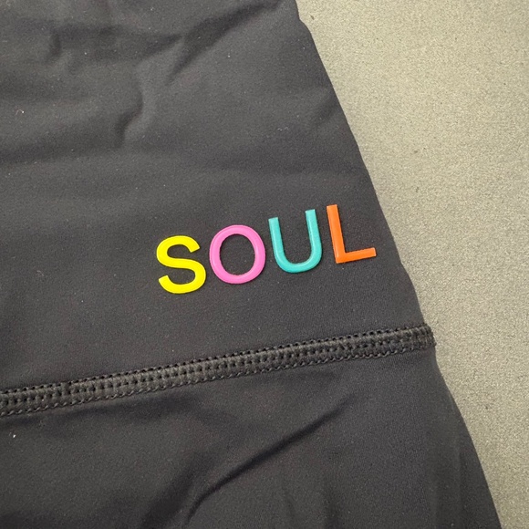 Soul by SoulCycle Make It Bright Leggings Tights Black Pride XS - Picture 3 of 12